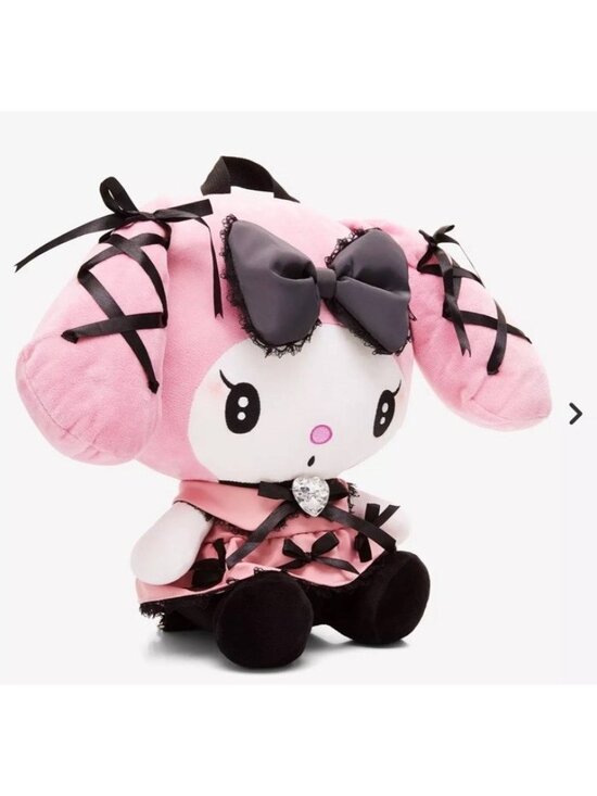 Sanrio My Melody Lolita Plush Backpack NEW main image 4